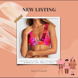 SEAFOLLY AUSTRALIA On Vacation Banded Tri Bra
